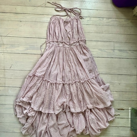 Free People Mini Dress - Boho Light Pink - Picture 3 of 6